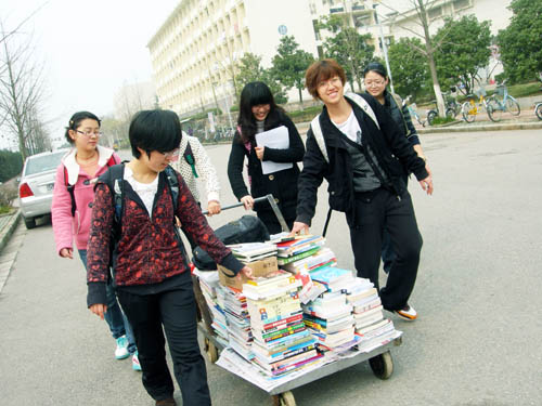 畢業后圖書最終流向哪里？